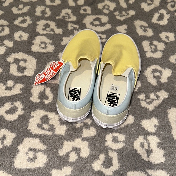 Vans Classic Slip-On (Pastel Block/Mlt/True White) Sneaker New - Picture 14 of 17